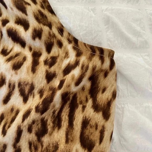 J.crew 365 leopard front tie blouse - Picture 6 of 9